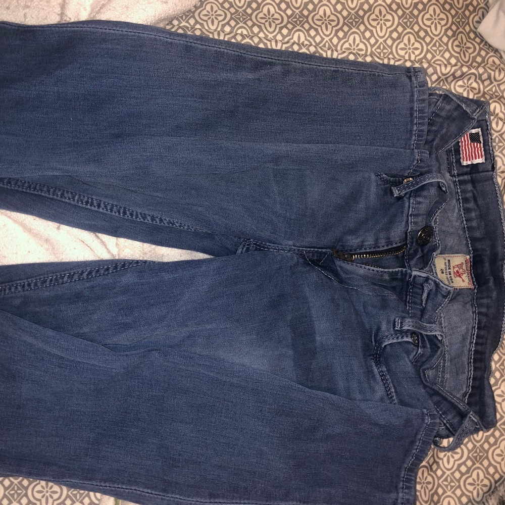 True religion mid rise jeans